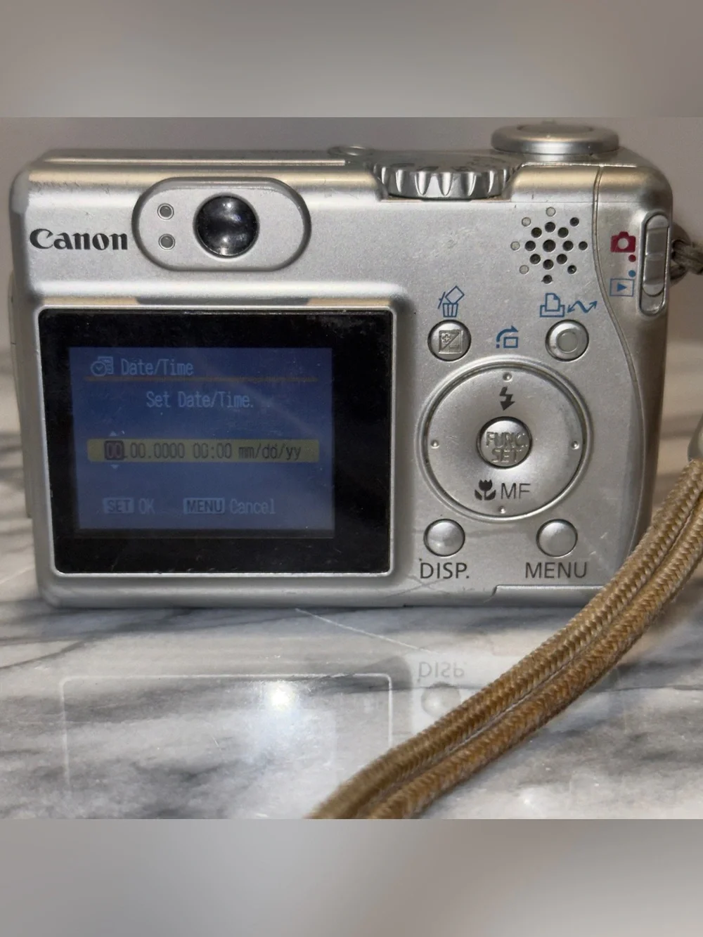 Canon PowerShot A530 5.0MP Digital Camera Silver | TESTED WORKING NICE